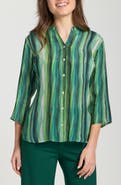 APNY Abstract Print Button-Up Shirt