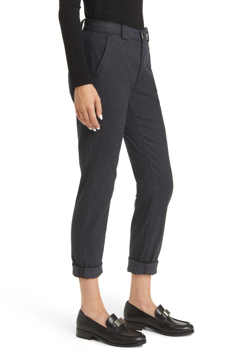Caden Tailored Twill Pants, Alternate, color, GUNPOWDER