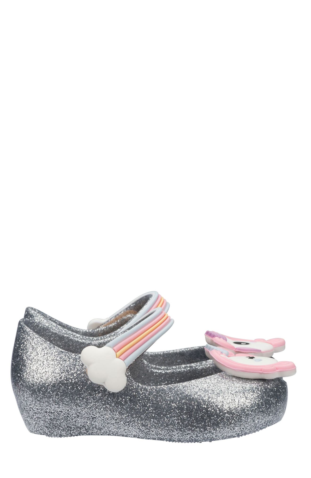 Mini Melissa Mini Ultragirl Unicorn Water Resistant Mary Jane, Alternate, color, 