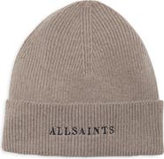 AllSaints Classic Logo Beanie