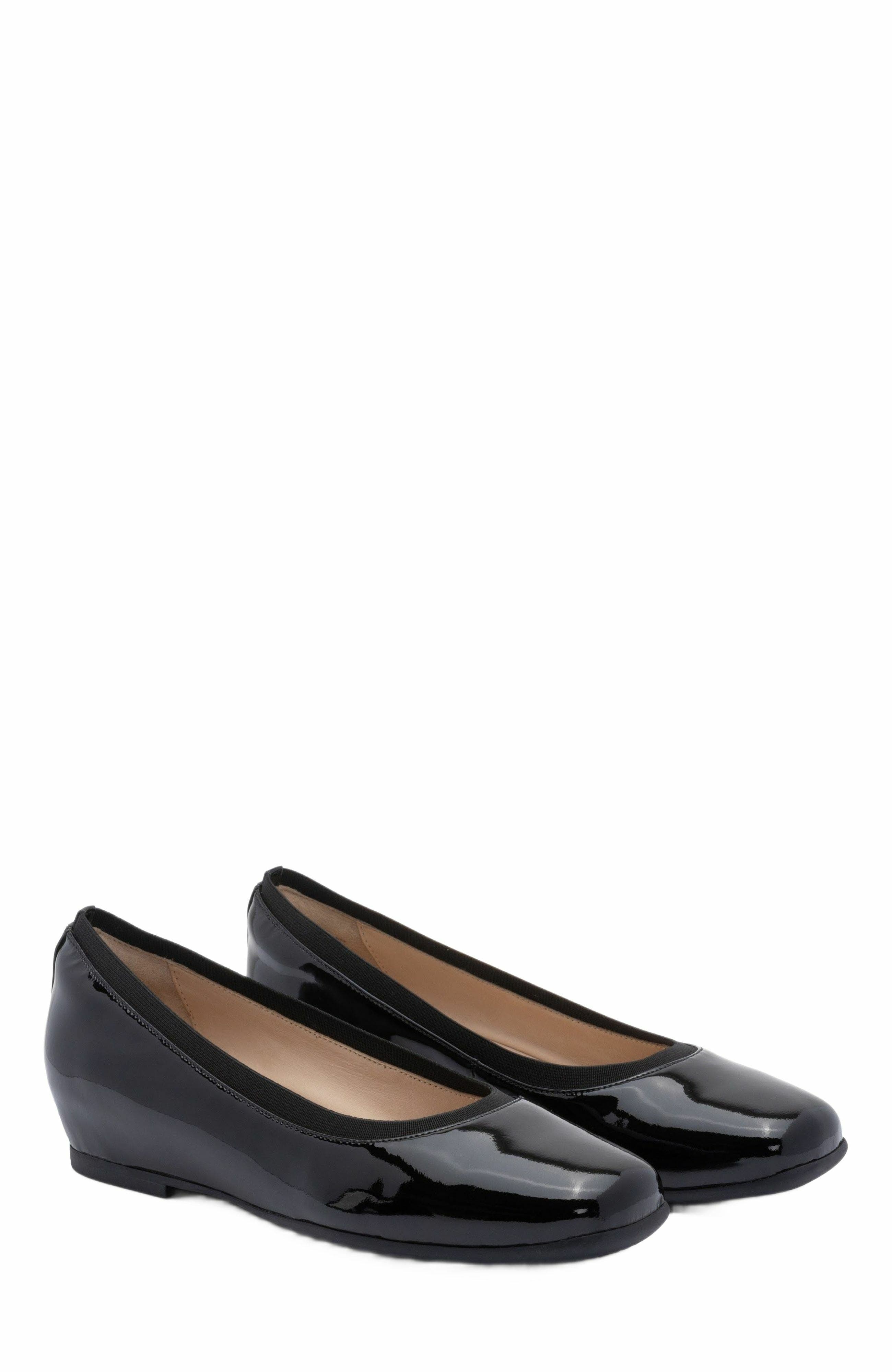 ABEO Cadence Ballet Flat, Alternate, color, Black - Regular