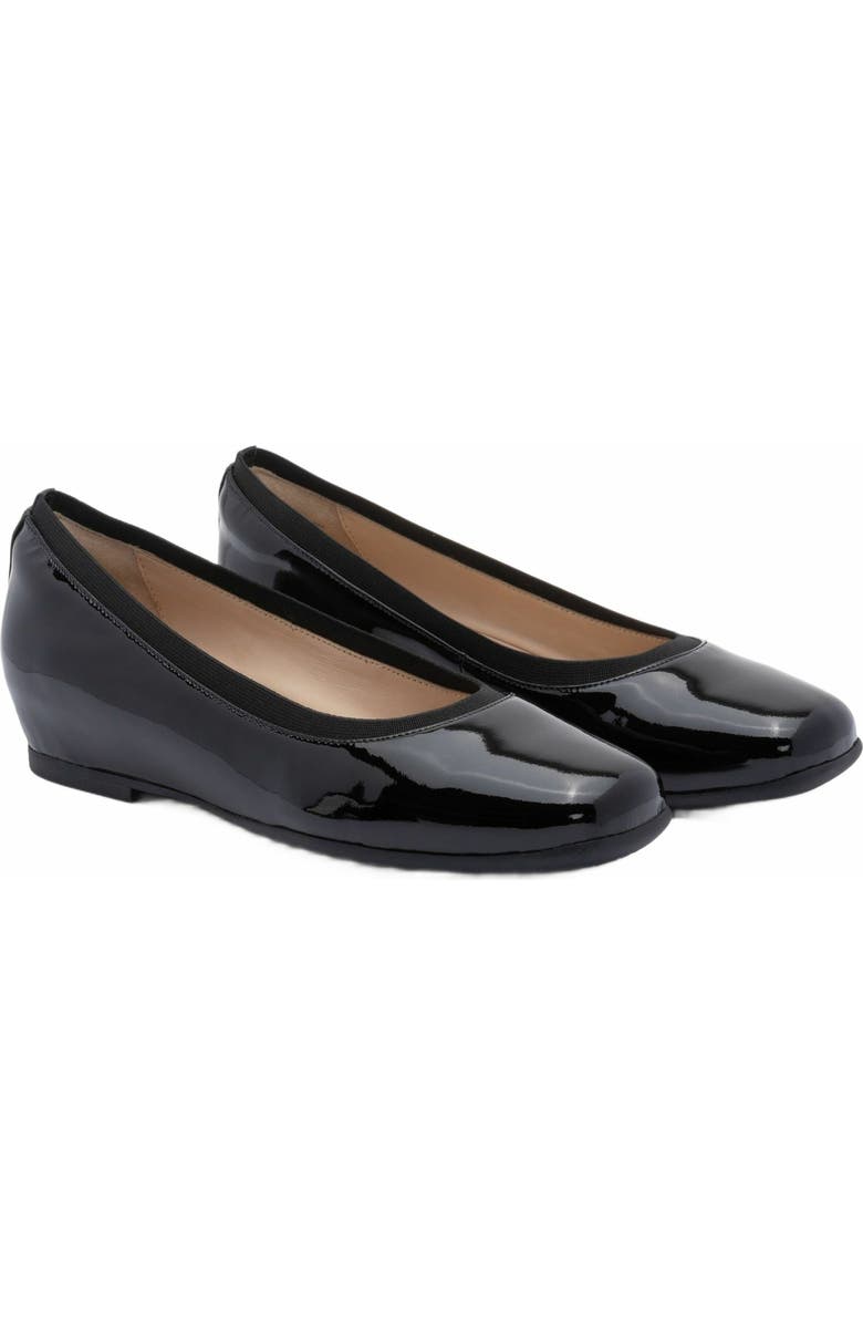 ABEO Cadence Ballet Flat, Alternate, color, Black Patent - Metatarsal