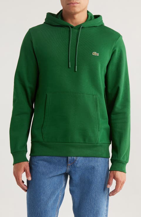 Cotton Blend Fleece Pullover Hoodie