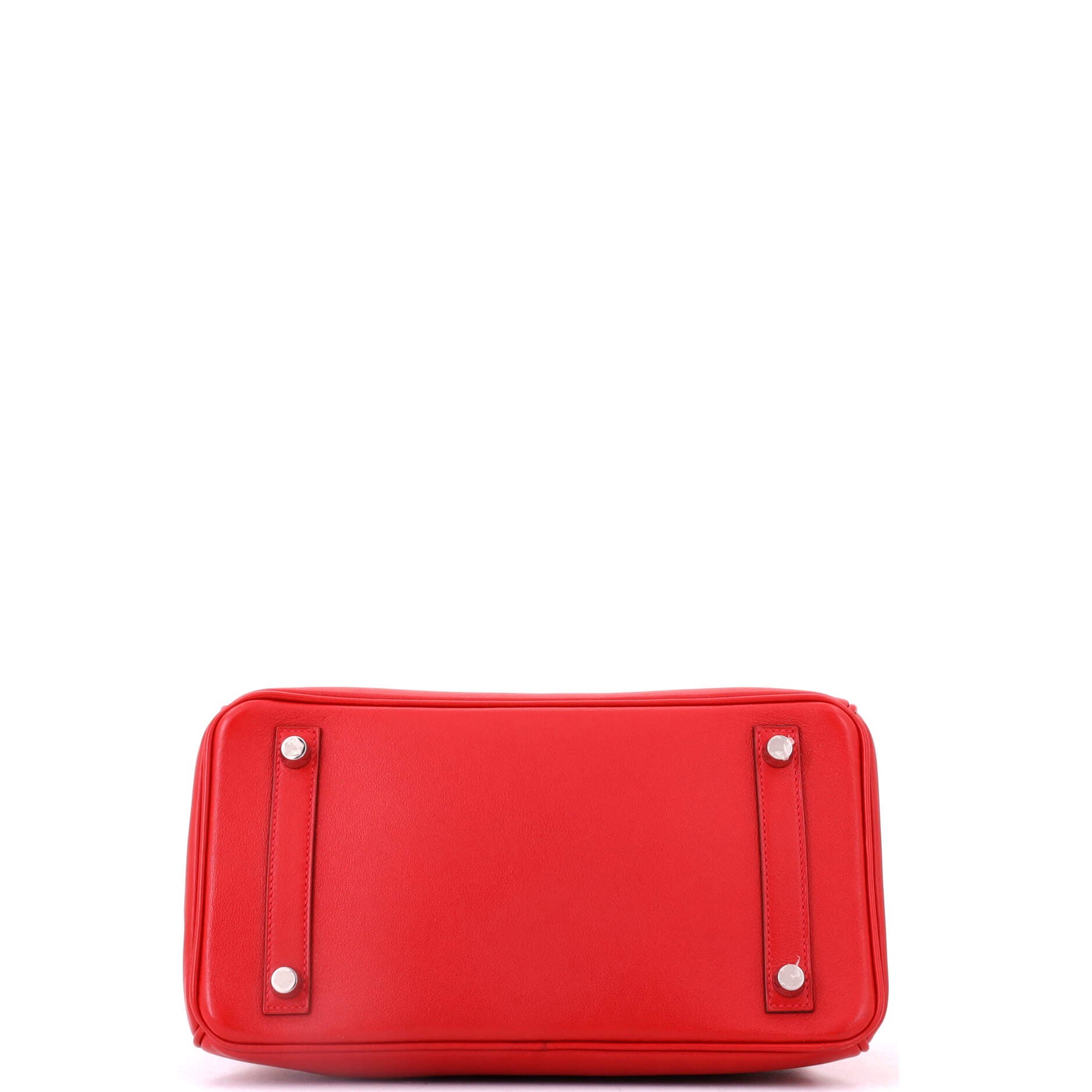 Birkin Handbag Red Swift with Palladium Hardware 25, Alternate, color, Red