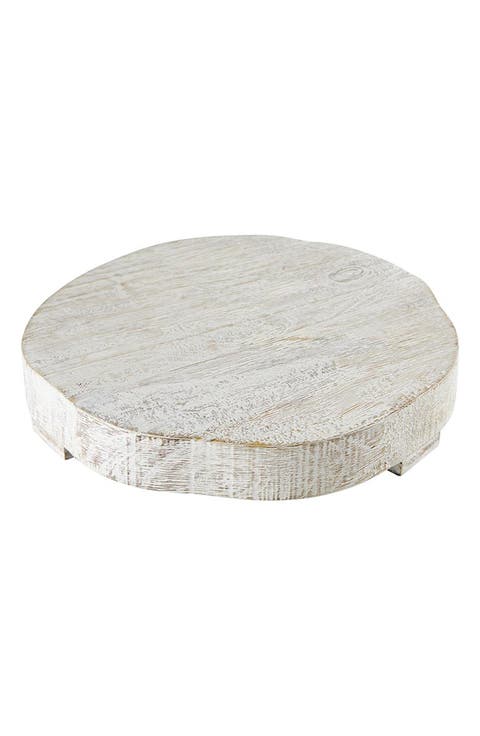 Small Textured Mango Wood Tray