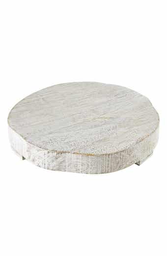 CREATIVE BRANDS Small Textured Mango Wood Tray