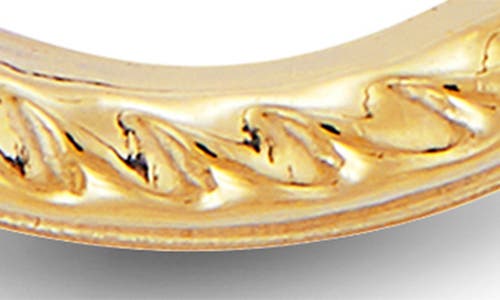 Frankie & Zoe Kite Shape Hoop Earrings In Gold