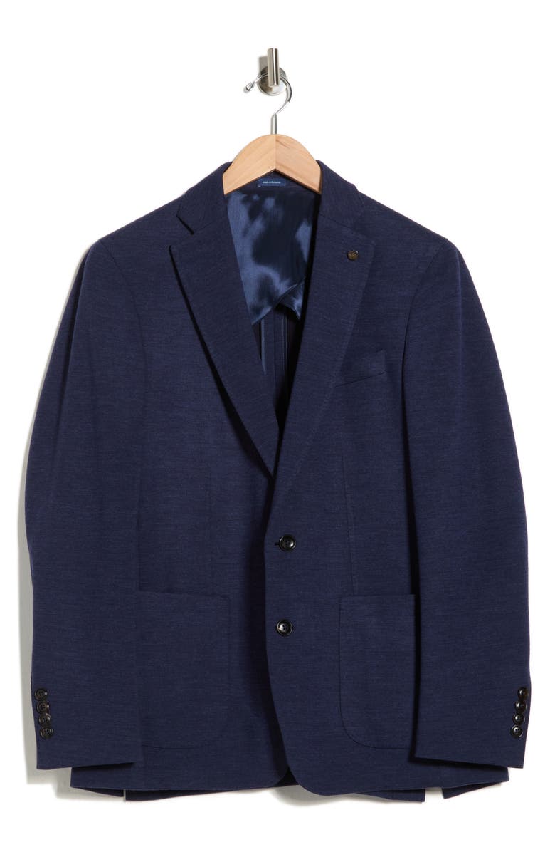Peter Millar Ventura Wool Blend Knit Sport Coat, Alternate, color, Navy