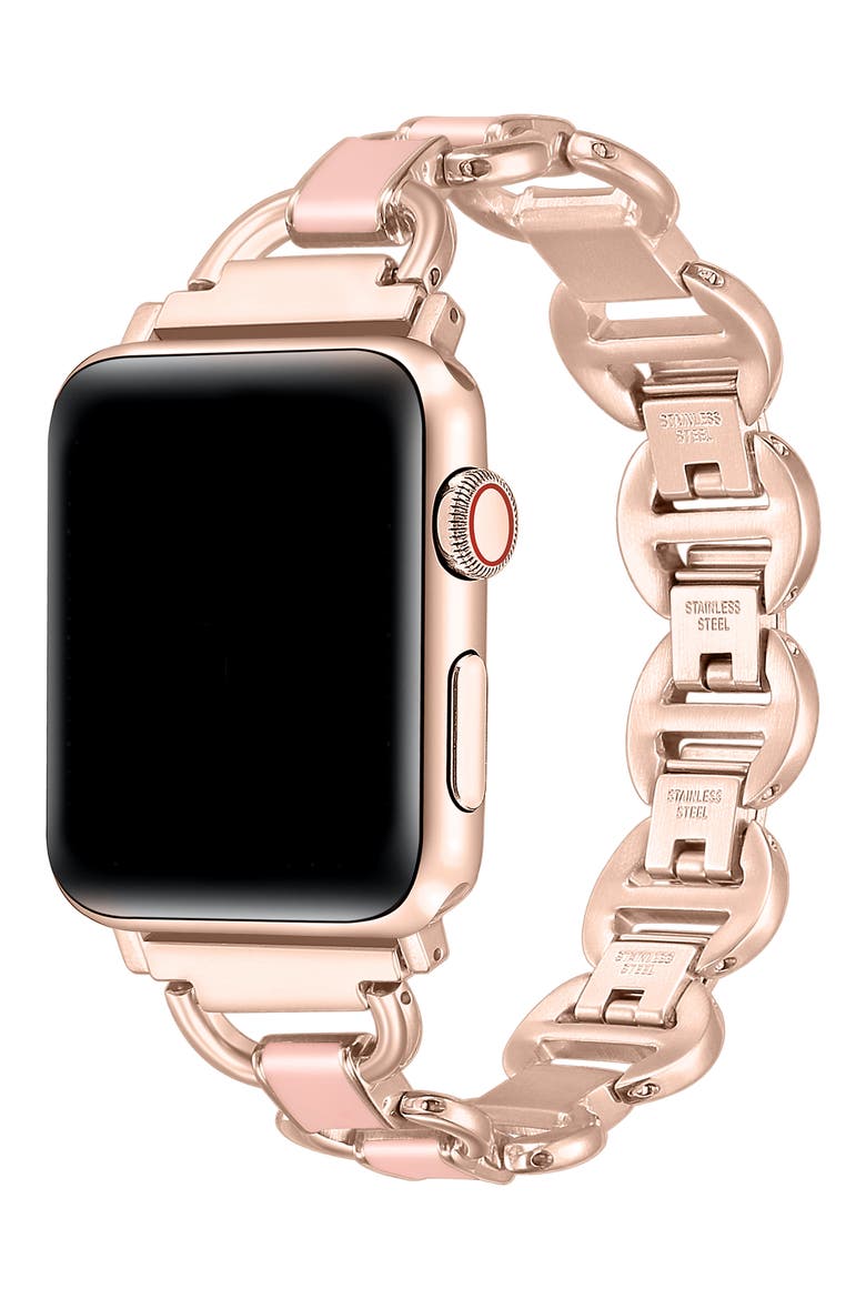 Lottie Apple Watch Watchband, Alternate, color, ROSE GOLD/ BLUSH