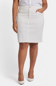 NYDJ Hollywood Pencil Denim Skirt