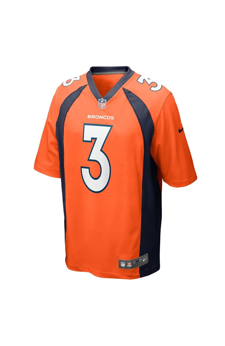 Nike Youth Nike Russell Wilson Orange Denver Broncos Game Jersey, Alternate, color, 