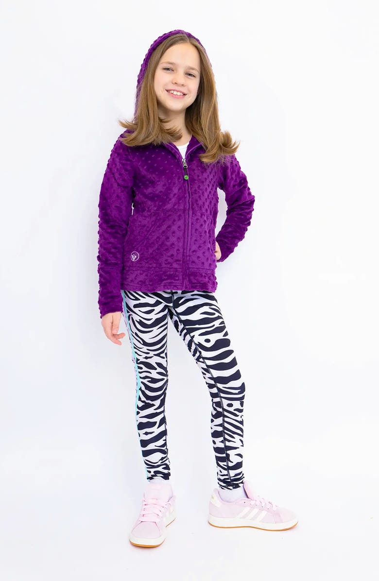 Limeapple Zebra Printed Leggings, Main, color, 