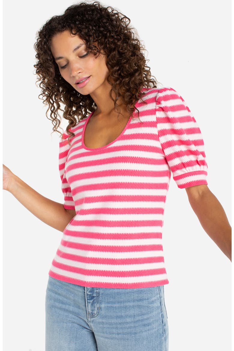 Stripe Scoop Neck Sweater, Alternate, color, PINK MULTI STRIPE