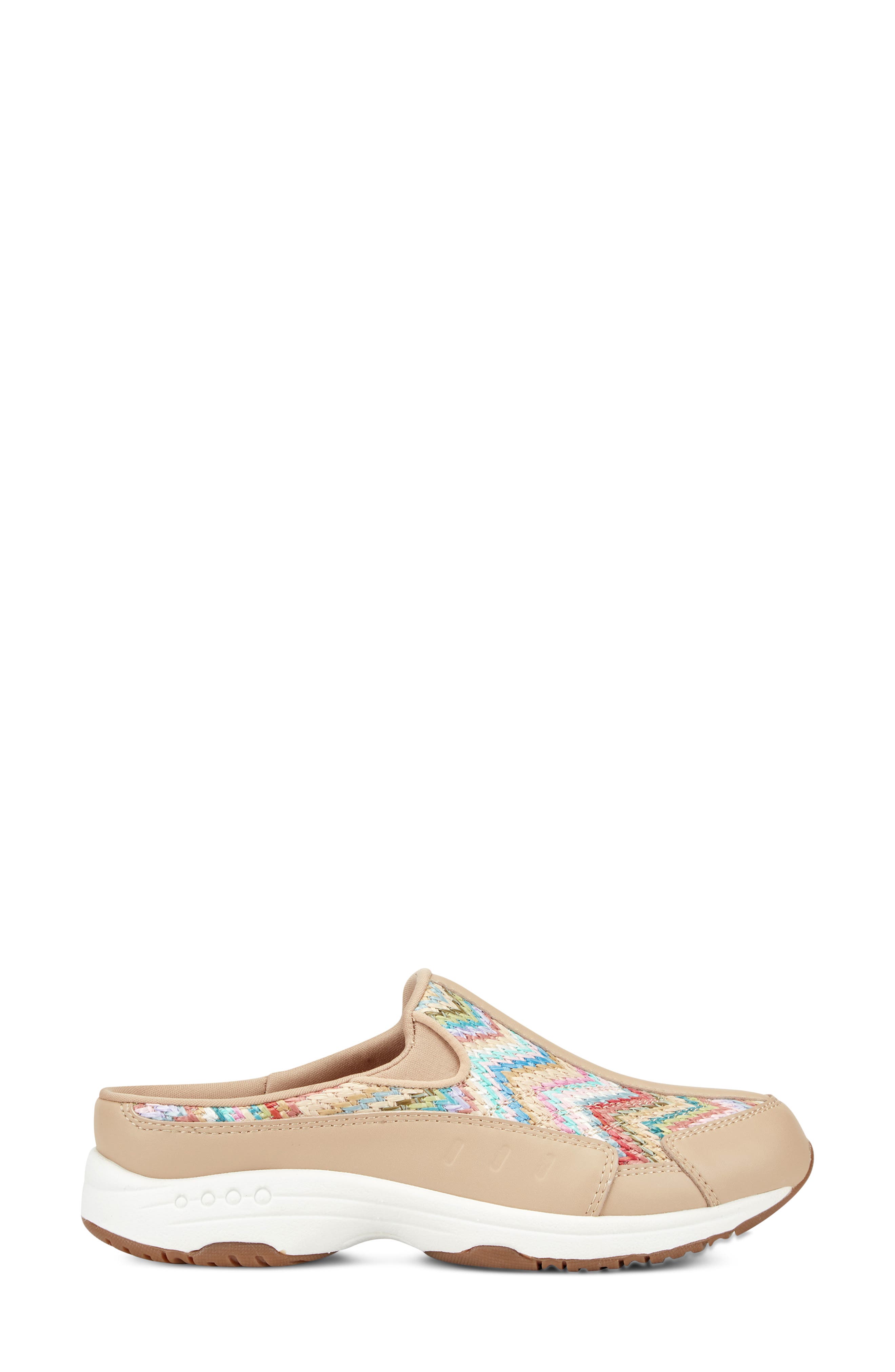 Easy Spirit Traveltime Slip-On Sneaker, Alternate, color, Light Natural Chevron