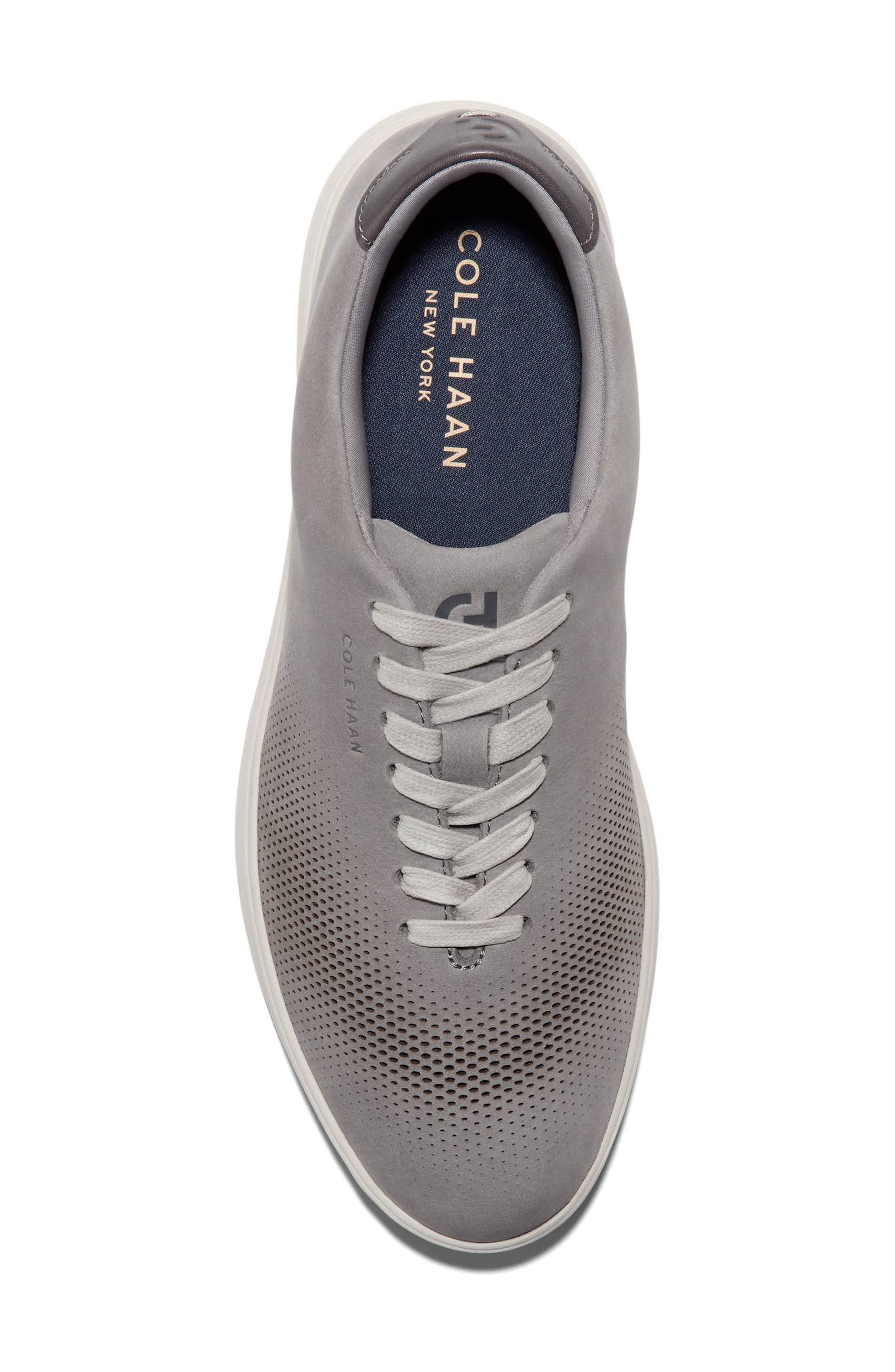 GrandPro CitySpectre Laser Perforated Sneaker, Alternate, color, IRONSTONE NUBUCK / TORNADO