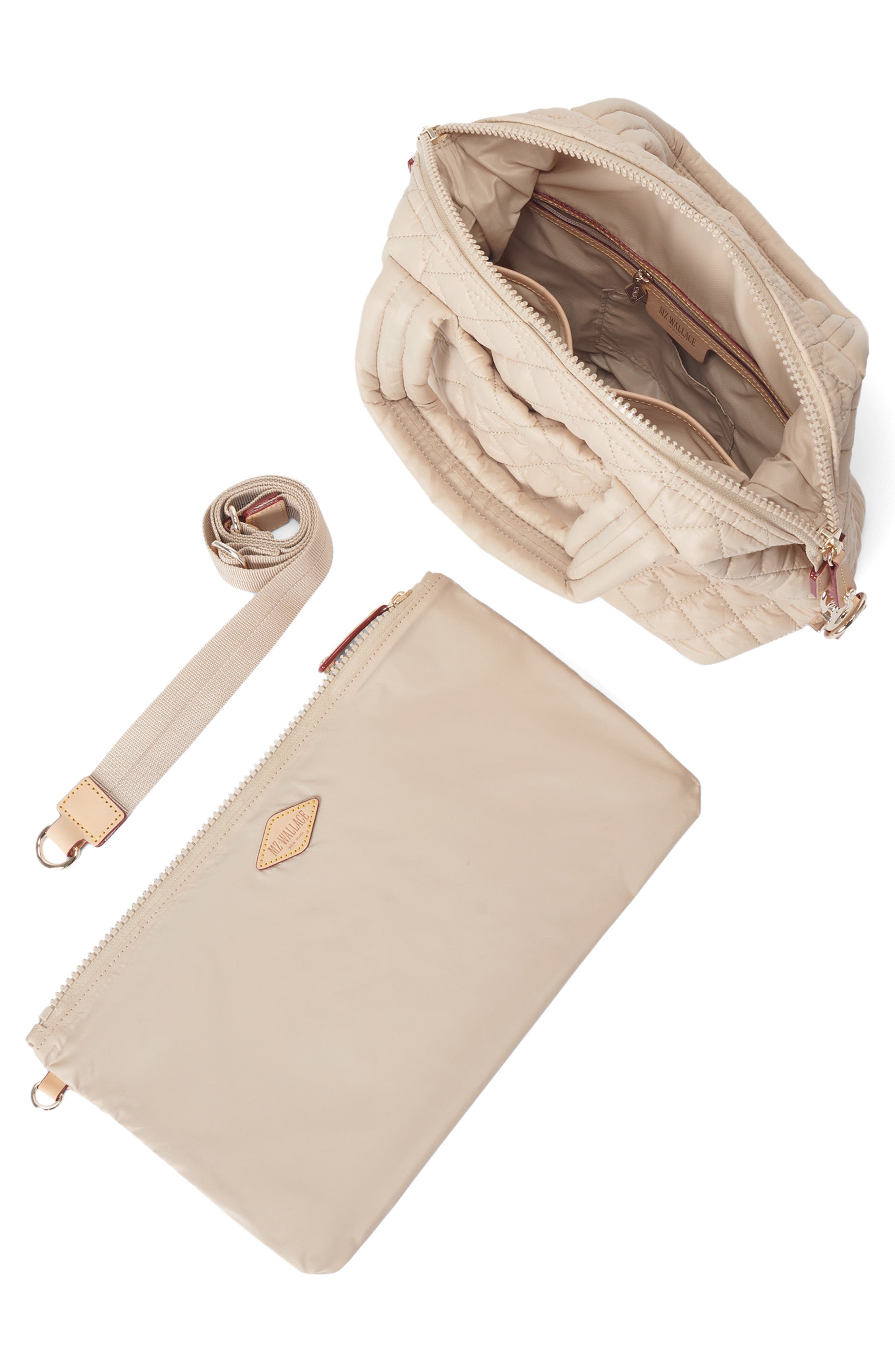 MZ Wallace Small Sutton Deluxe Tote, Alternate, color, Buff