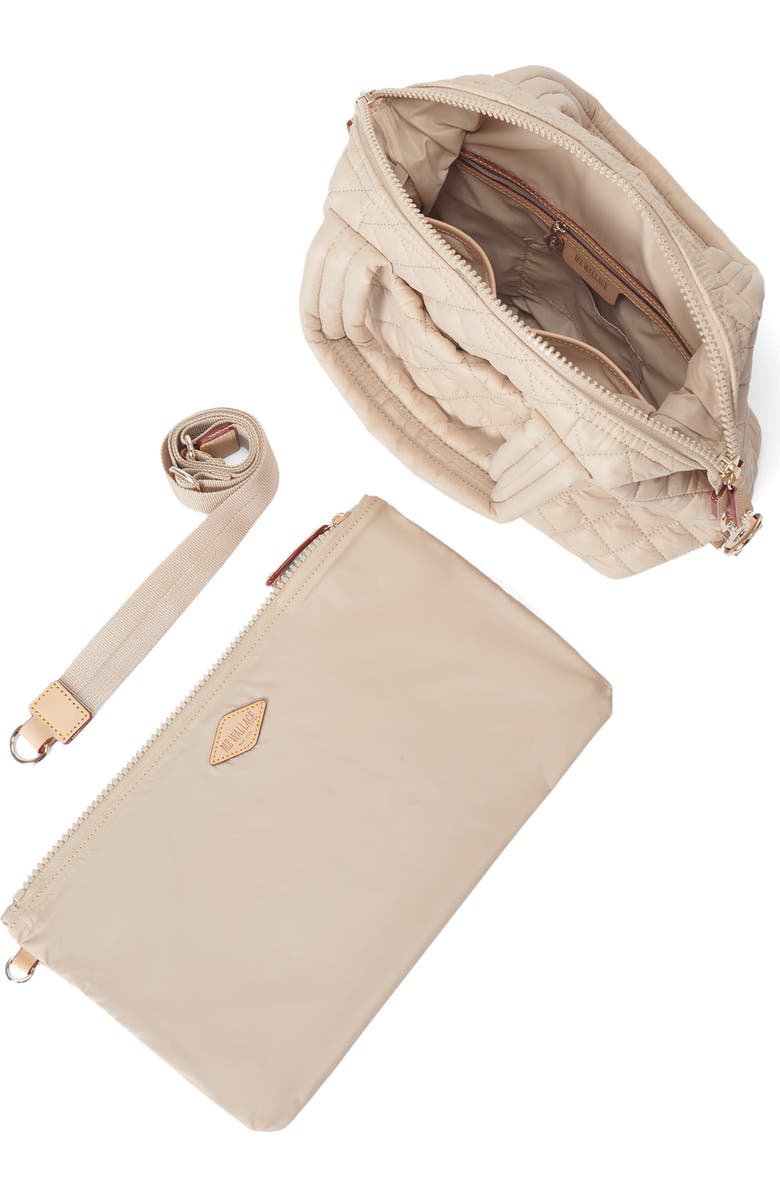 MZ Wallace Small Sutton Deluxe Tote, Alternate, color, Buff