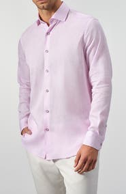 STUDIO GARNET LOS ANGELES Linen & Tencel Button Up Shirt