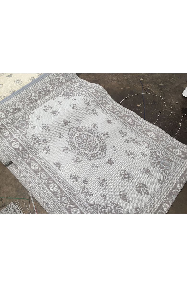 Mad Mats Floral Alabaster Rug, Alternate, color, 5'X8'