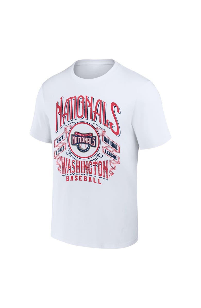 Darius Rucker Collection by Fanatics Men's Darius Rucker Collection by Fanatics White Washington Nationals Distressed Rock T-Shirt, Alternate, color, White
