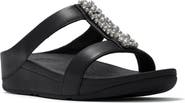 FitFlop Fino Pearls and Crystal H Bar Slides