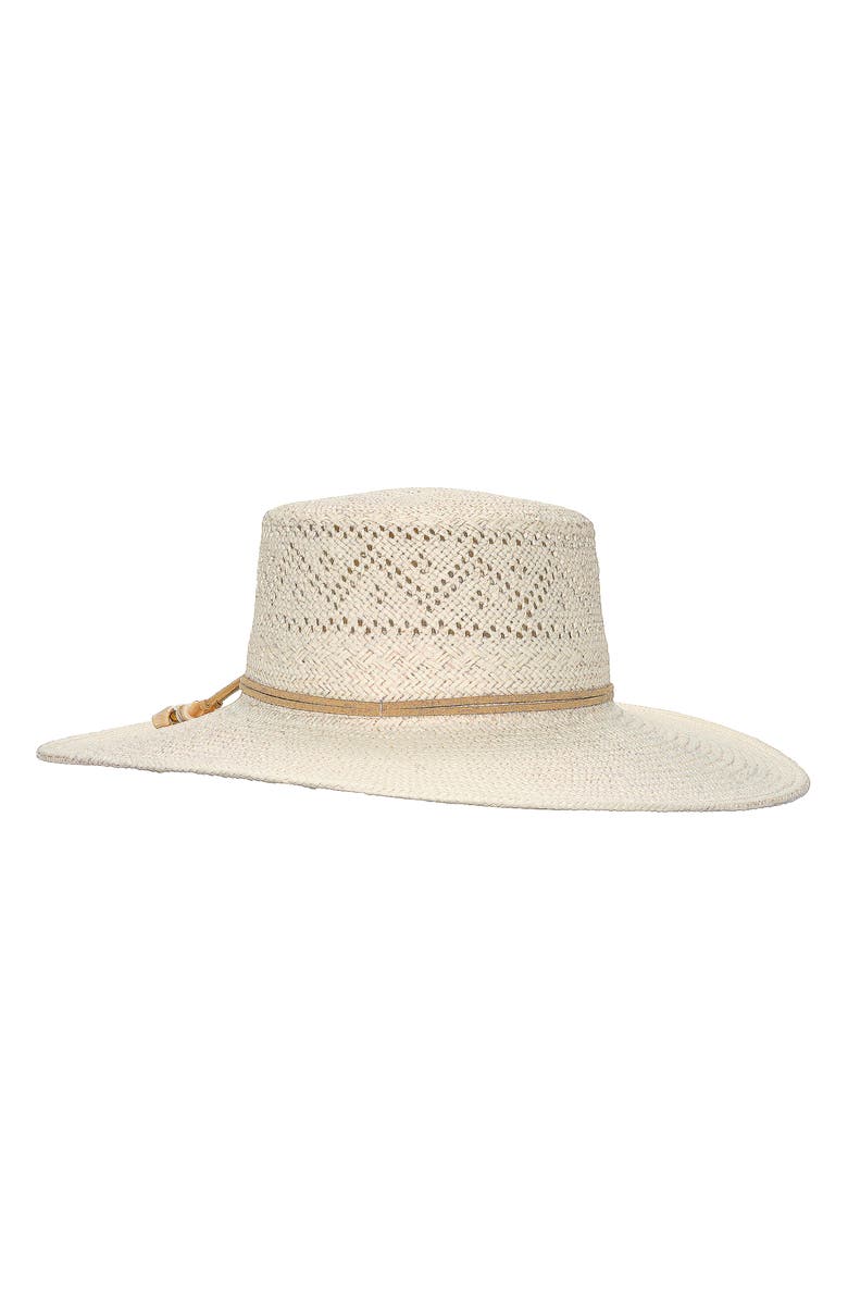Lauren Ralph Lauren Openwork Straw Sun Hat, Main, color, 