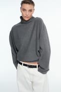 H&M Oversized Mock-Turtleneck Sweater