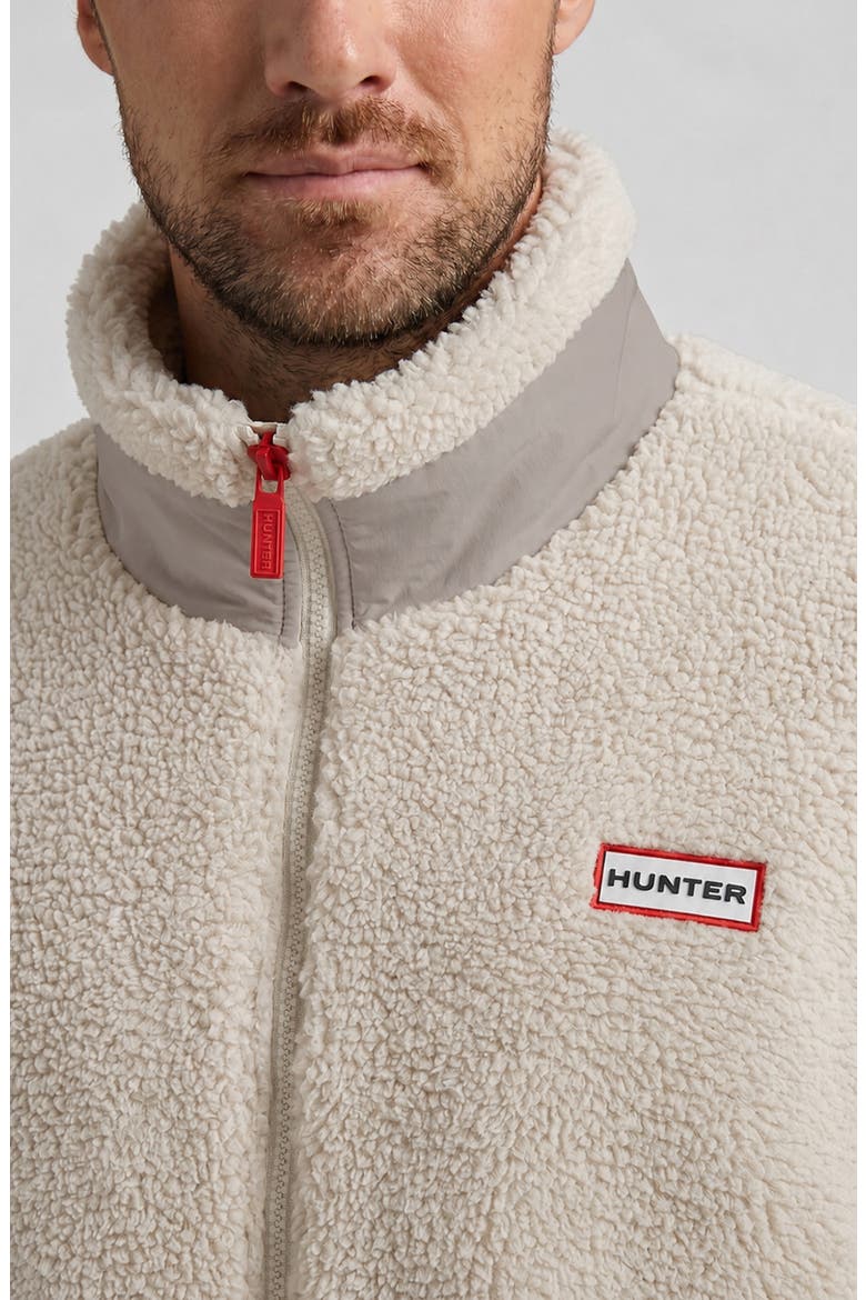 Aurthur Faux Shearling Jacket, Alternate, color, EGRET