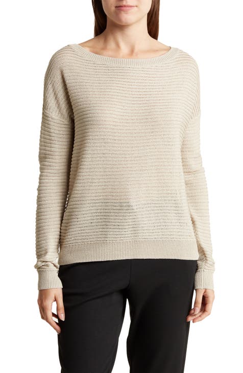 Ribbed Oversize Cotton Sweater