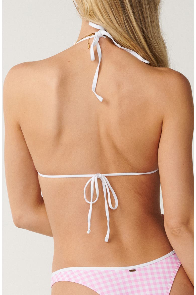 Classic Surf Triangle Bikini Top, Alternate, color, LIGHT PINK