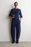 COS Paneled Elasticated Barrel-Leg Pants