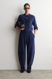 COS Paneled Elasticated Barrel-Leg Pants
