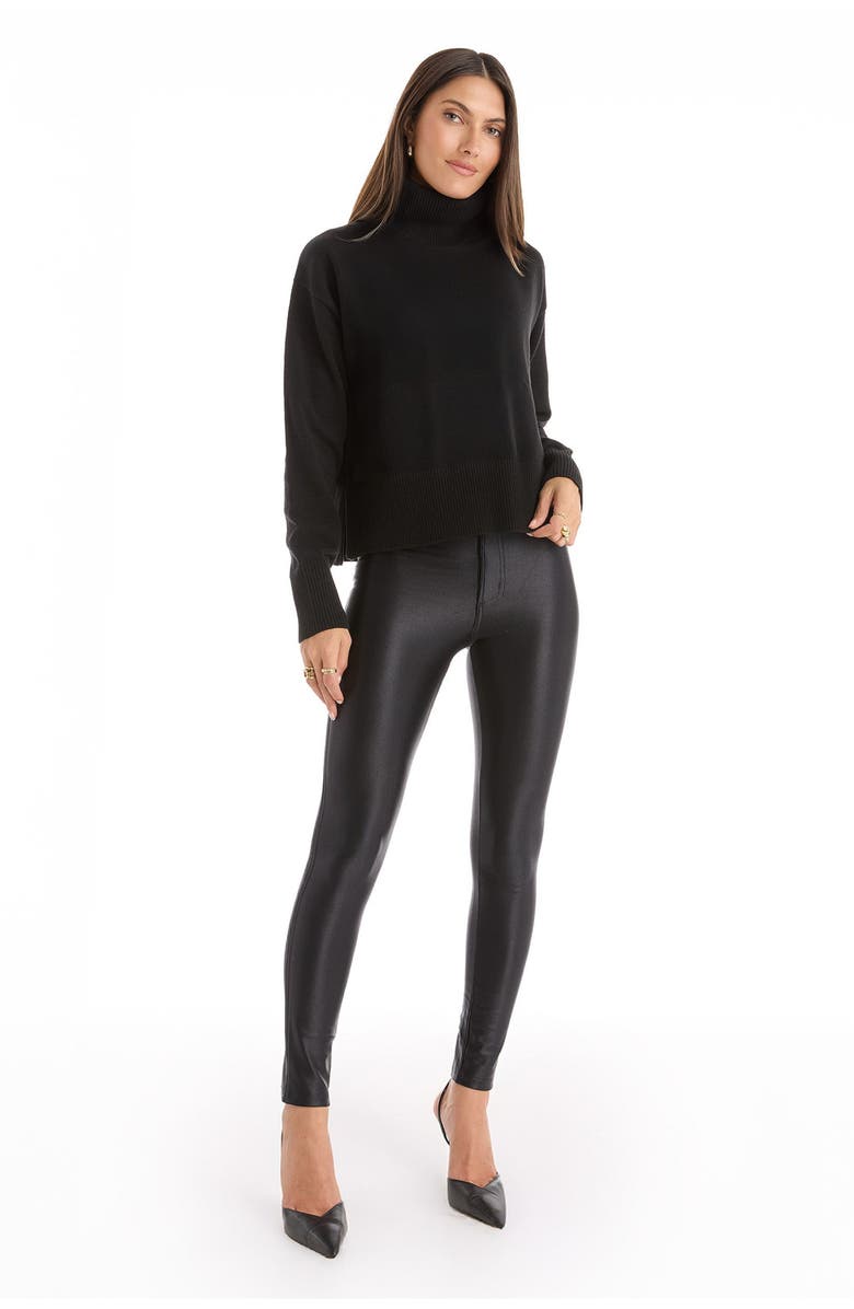 The Noli Shop Gia Ultra Soft Sweater, Alternate, color, Black