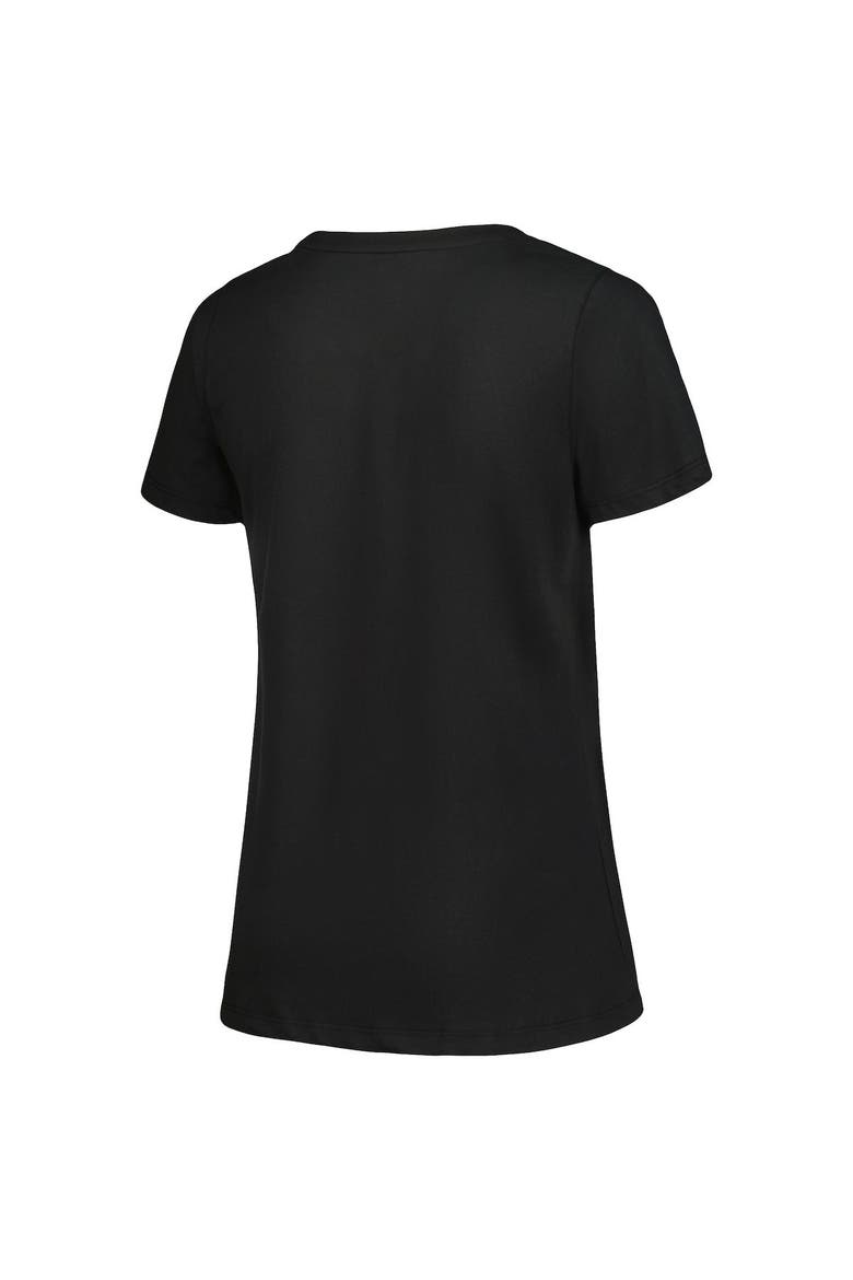 Women's Profile Black/Heather Gray Los Angeles Angels Plus Size T-Shirt Combo Pack, Alternate, color, Black