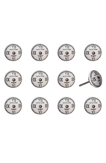 Kinetic 12-pack Knobs In Off White