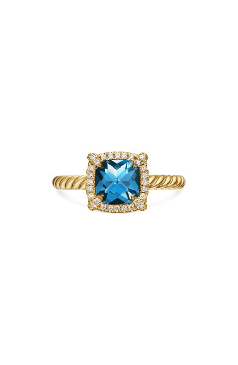 Petite Chatelaine® Pavé Bezel Ring