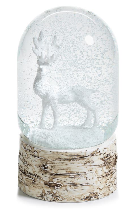Sculpted Moose Snow Globe