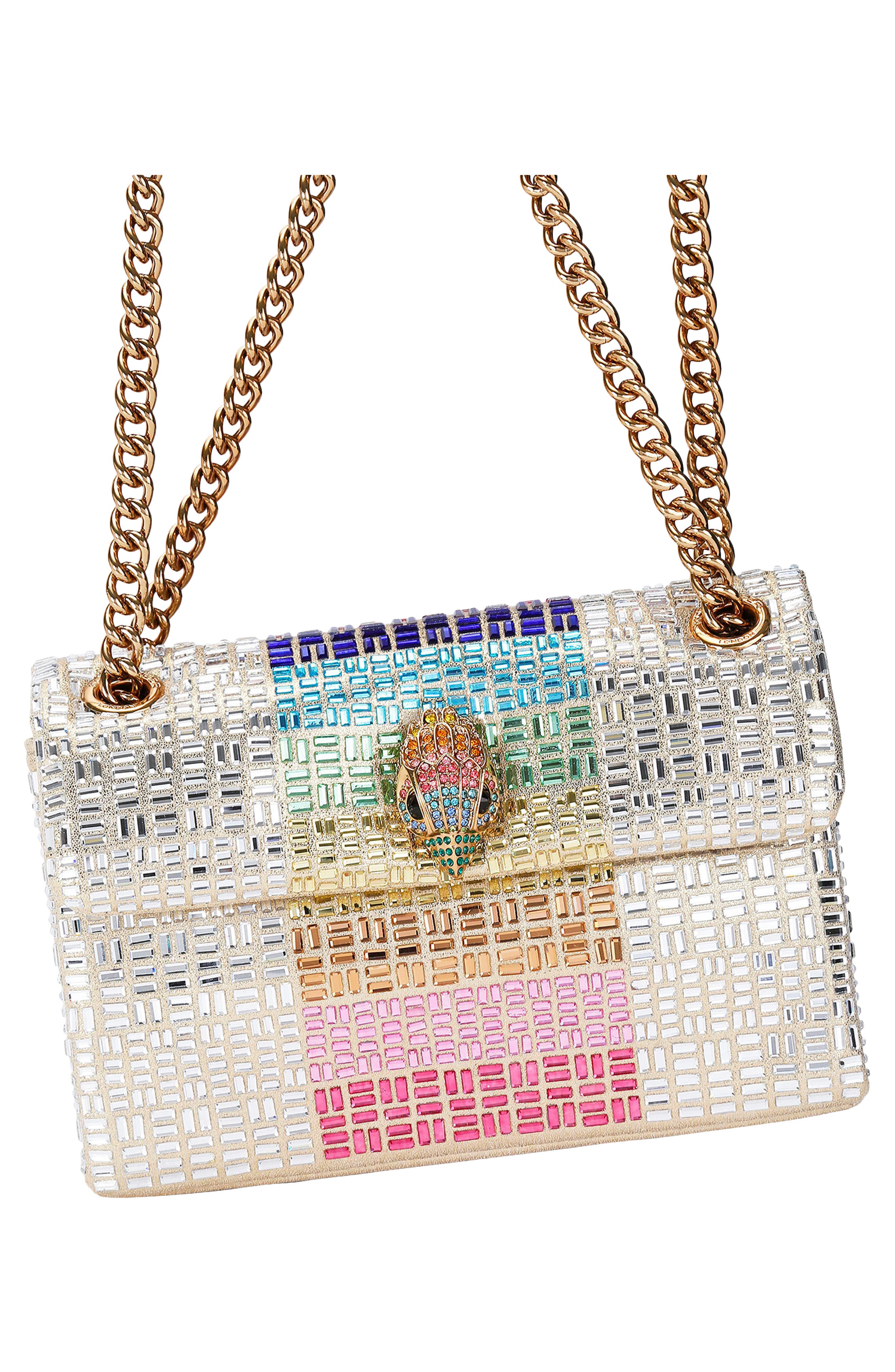 Kurt Geiger London Mini Kensington Crystals Convertible Crossbody Bag, Alternate, color, 