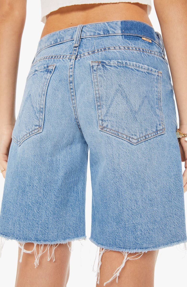 MOTHER Down Low Undercover Cutoff Denim Shorts, Alternate, color, 