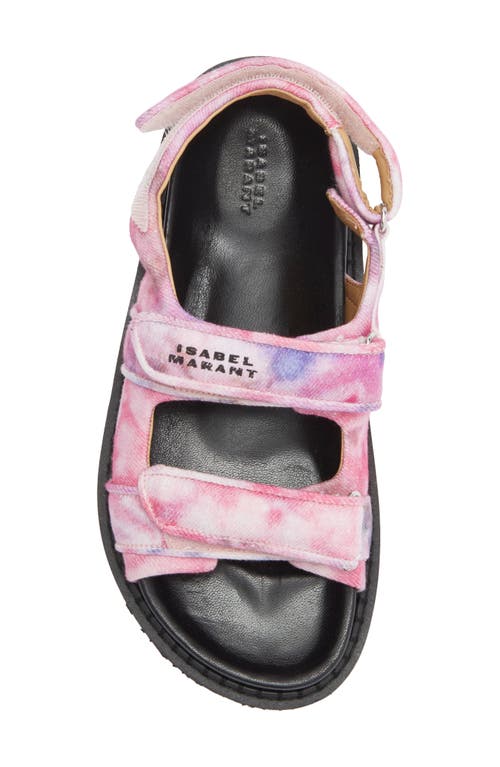 Isabel Marant Madee Platform Sandal In Pink