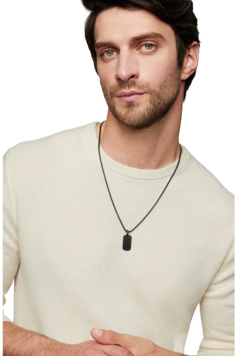 Streamline® Tag, Alternate, color, BLACK TITANIUM
