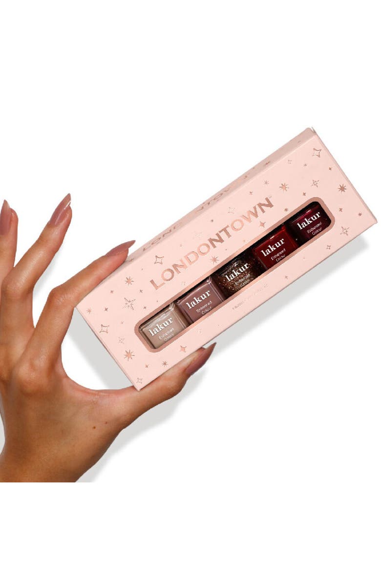 Londontown Winter Whimsy 5-Piece Nail Color Set $60 Value, Alternate, color,