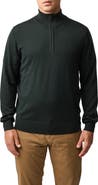 Rodd & Gunn Nobles Funnel Neck Merino Wool Half Zip Sweater