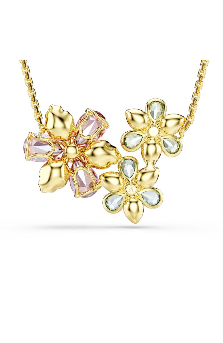 Swarovski Idyllia Floral Pendant Necklace, Alternate, color, Multi