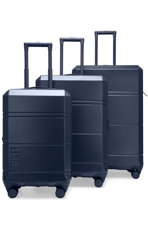 Cheerful Cruiser 3-Piece Expandable Hardside Spinner Luggage Set | Navy