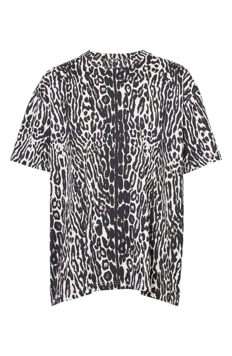 Burberry Radderson Leopard Print T-Shirt, Alternate, color,