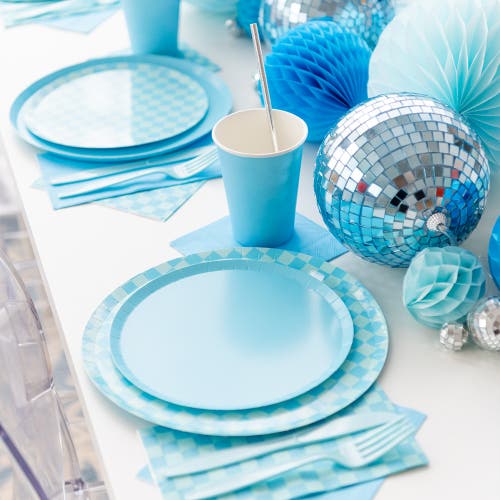 Jollity & Co Shade Collection 12 oz Cups In Cerulean