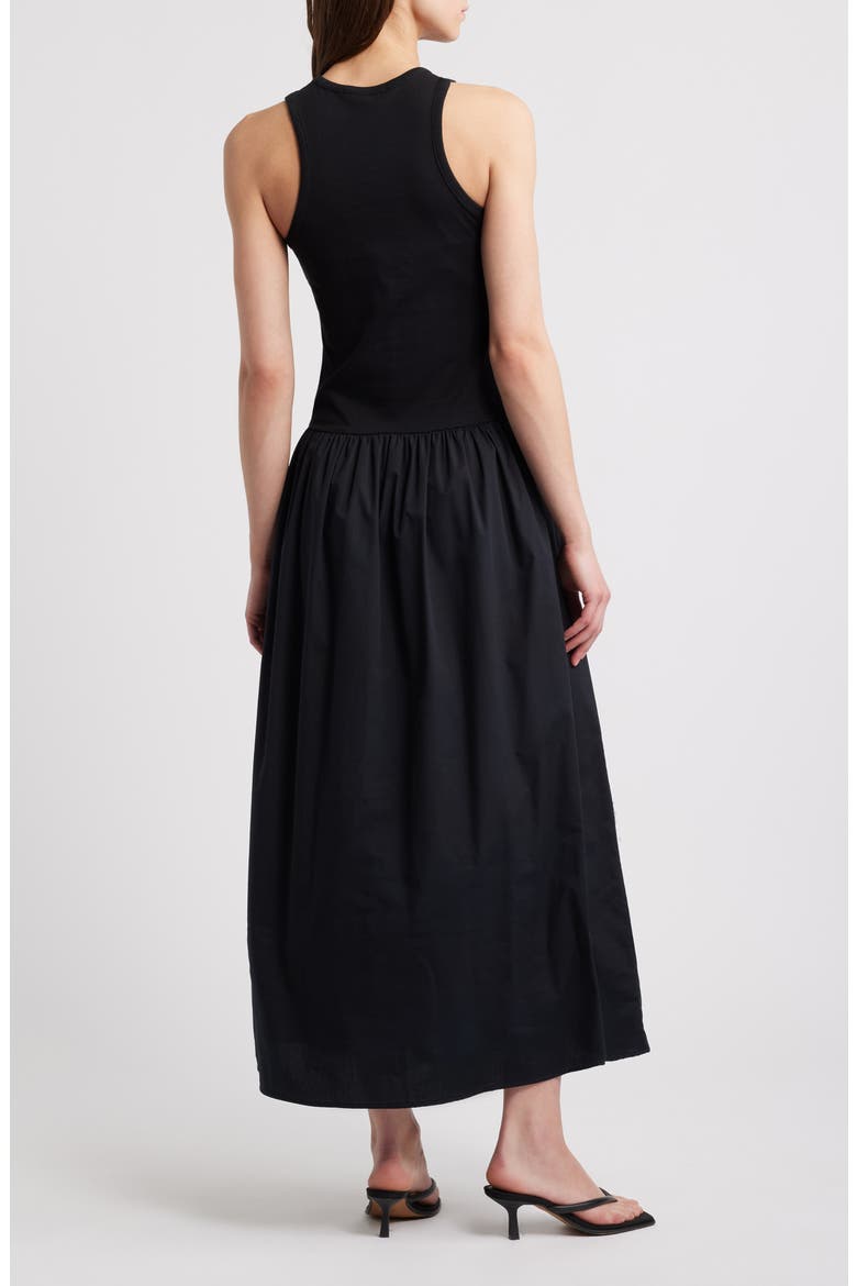 Racer Tank Maxi Dress, Alternate, color, BLACK