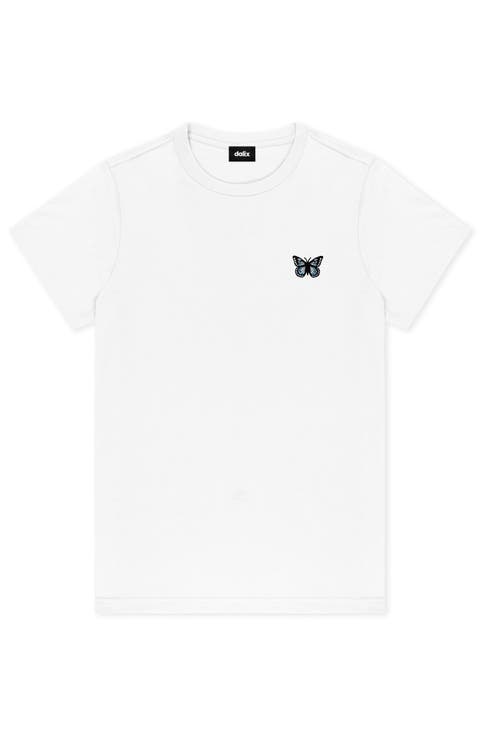 Butterfly Short Sleeve Classic Cotton Tee