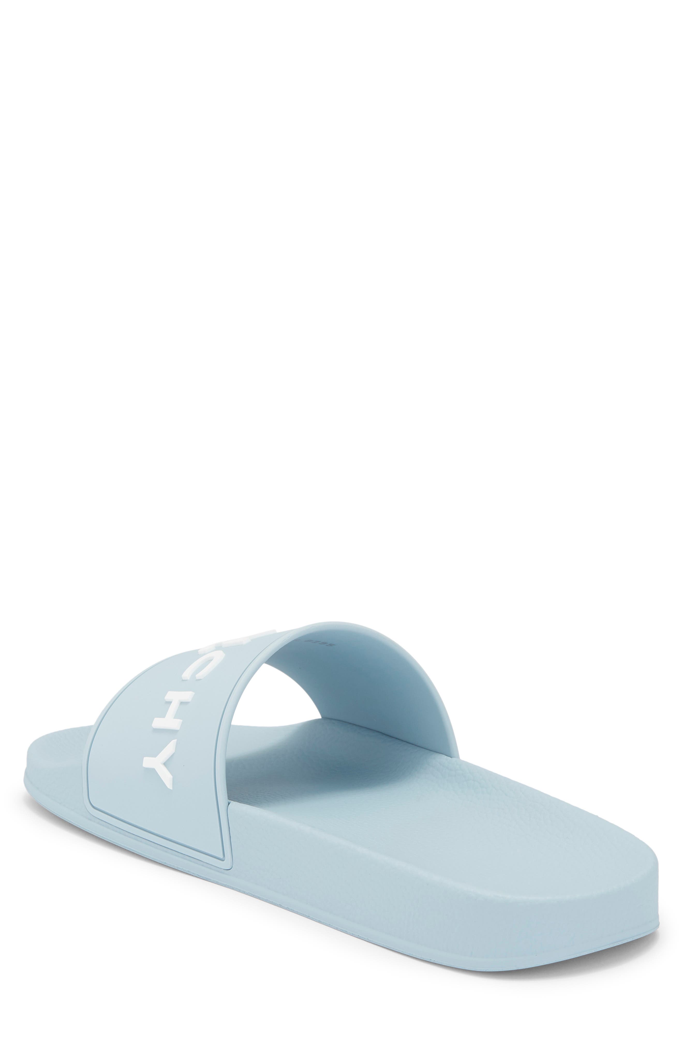 Givenchy Slide Sandal, Alternate, color, Sky Blue
